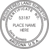 Arizona Registered Land Surveyor Seal
